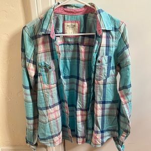 Abercrombie & Fitch Plaid Button Up